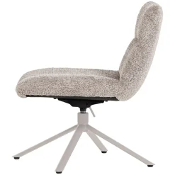 WOOOD Draaifauteuil Soren Grijs