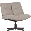 WOOOD Draaifauteuil Vinny Beige