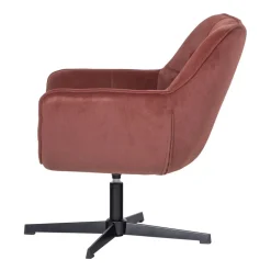 WOOOD Draaifauteuil Wibo RoodBruin