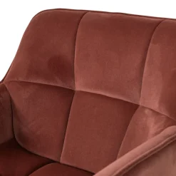 WOOOD Draaifauteuil Wibo RoodBruin