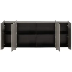 WOOOD Dressoir Brock Warmgrijs - 200x85x44 cm