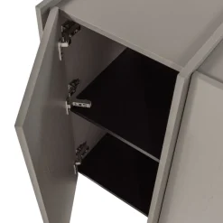 WOOOD Dressoir Brock Warmgrijs - 200x85x44 cm