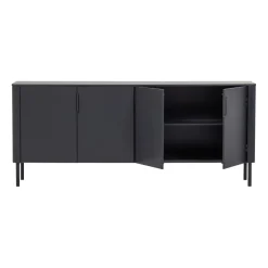 WOOOD Dressoir Gunnar Zwart - 201x85x44 cm