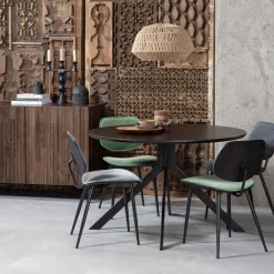 WOOOD Dressoir New Gravure Bruin - 200x85x46 cm