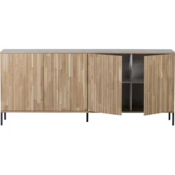 WOOOD Dressoir New Gravure Naturel - 200x85x46 cm
