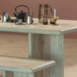 WOOOD Eetkamerbank Ato Naturel - 220x45 cm