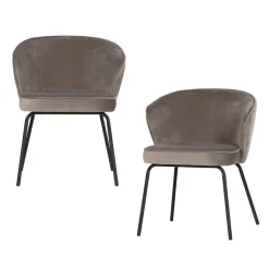 WOOOD Eetkamerstoel Admit Taupe