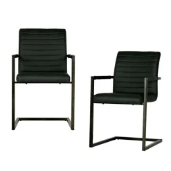 WOOOD Eetkamerstoel Bas Antraciet