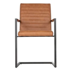 WOOOD Eetkamerstoel Bas Cognac