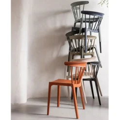 WOOOD Eetkamerstoel Bliss Groen