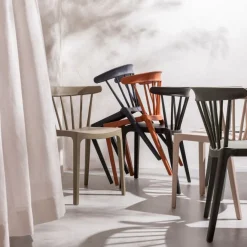 WOOOD Eetkamerstoel Bliss Groen