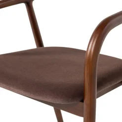 WOOOD Eetkamerstoel Bran Bruin