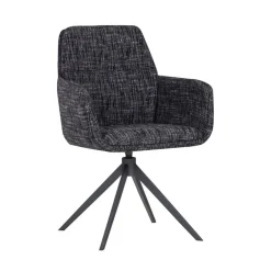 WOOOD Eetkamerstoel Grant Zwart