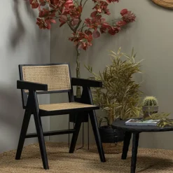 WOOOD Eetkamerstoel Gunn Zwart