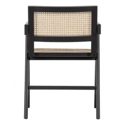 WOOOD Eetkamerstoel Gunn Zwart