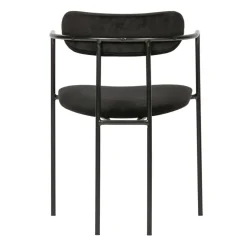 WOOOD Eetkamerstoel Ivy Zwart