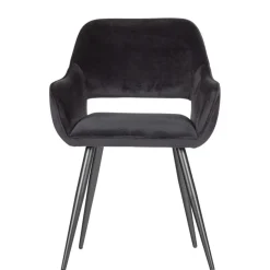 WOOOD Eetkamerstoel Jelle Zwart - set 2 stuks