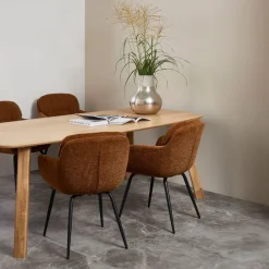 WOOOD Eetkamerstoel Runa Caramel