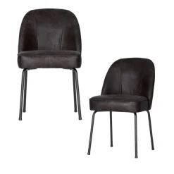 WOOOD Eetkamerstoel Vogue Zwart