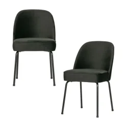 WOOOD Eetkamerstoel Vogue Zwart