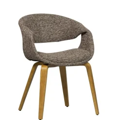 WOOOD Eetkamerstoel Yossi Bruin