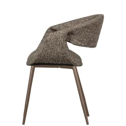 WOOOD Eetkamerstoel Yossi Bruin