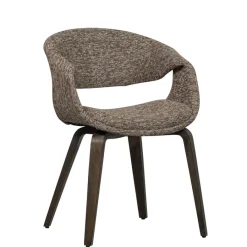 WOOOD Eetkamerstoel Yossi Bruin