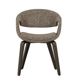 WOOOD Eetkamerstoel Yossi Bruin