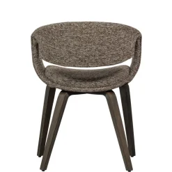 WOOOD Eetkamerstoel Yossi Bruin