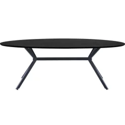 WOOOD Eettafel Bruno Zwart - 220x100 cm