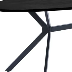 WOOOD Eettafel Bruno Zwart - 220x100 cm