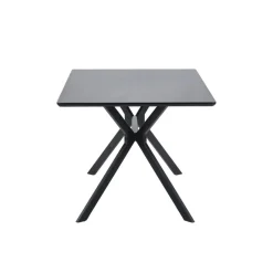 WOOOD Eettafel Bruno Zwart - 160x90 cm