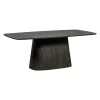 WOOOD Eettafel Leah Donkerbruin - 200x105 cm