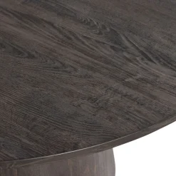 WOOOD Eettafel Maan Donkerbruin - Ø 120 cm