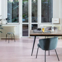 WOOOD Eettafel Rhombic Bruin - 220x90 cm