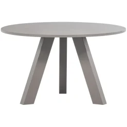 WOOOD Eettafel Rhonda Warm Grijs - Ø 129 cm