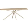 WOOOD Eettafel Tablo Eiken / Beige - 220x100 cm