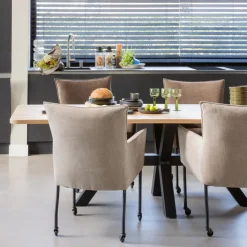 WOOOD Eettafel Tablo Naturel - 240x100 cm