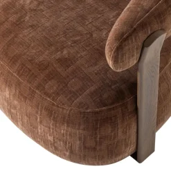 WOOOD Fauteuil Foon Bruin