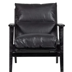 WOOOD Fauteuil Houston Zwart