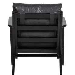 WOOOD Fauteuil Houston Zwart