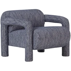 WOOOD Fauteuil Lenny Grijsblauw