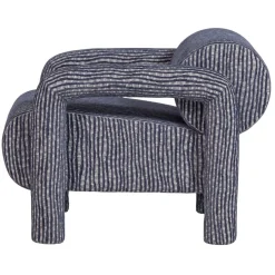 WOOOD Fauteuil Lenny Grijsblauw