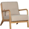 WOOOD Fauteuil Mark Beige