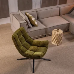 WOOOD Fauteuil Maudi Groen