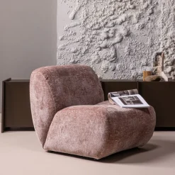 WOOOD Fauteuil Nomu Lichtroze