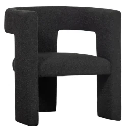 WOOOD Fauteuil Tiwa Donkergrijs