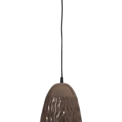 WOOOD Hanglamp Arleso Donkerbruin - E27 - Ø 19 cm