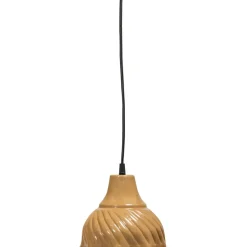 WOOOD Hanglamp Arleso Honinggeel - E27 - Ø 16 cm