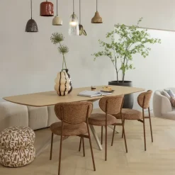 WOOOD Hanglamp Arleso Honinggeel - E27 - Ø 16 cm